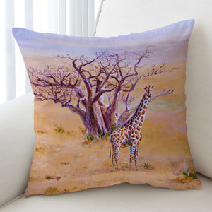 Watercolor Real Giraffe SWKD5254 Cushion Cover