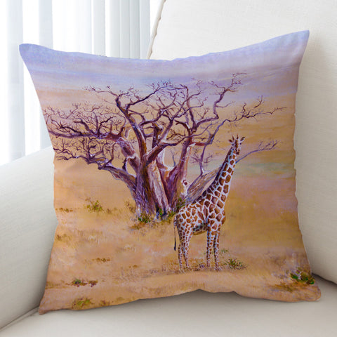 Image of Watercolor Real Giraffe SWKD5254 Cushion Cover