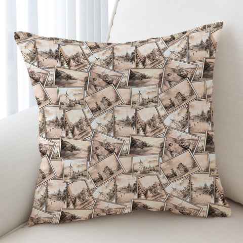 Image of Old Picture Vinatge Color SWKD5264 Cushion Cover