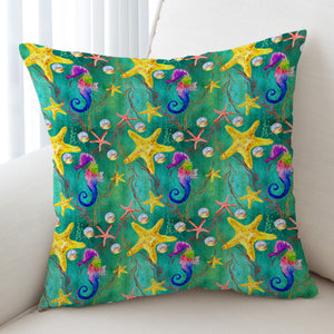 Multi Seahorses & Starfishes SWKD5328 Cushion Cover
