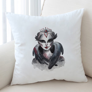 Watercolor Dark Female Witch SWKD5354 Cushion Cover