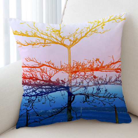 Image of Beautiful Color Big Tree SWKD5454 Cushion Cover