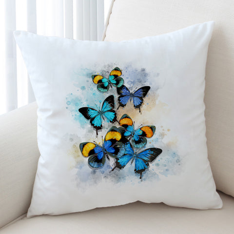Image of Blue Tint Butterflies SWKD5461 Cushion Cover