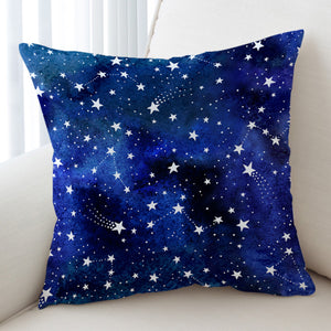 Blue Tint Galaxy Stars SWKD5474 Cushion Cover