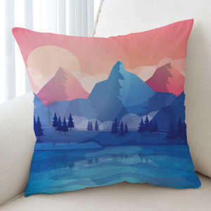 Pastel Colorful Landscape Illustration SWKD5481 Cushion Cover