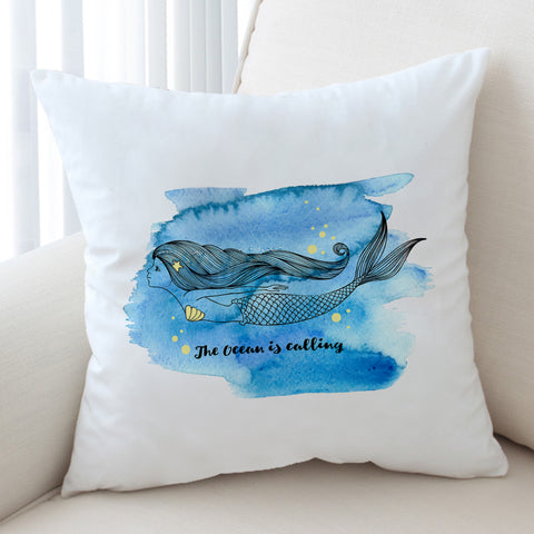 Image of Mermaid The Ocean Is Calling SWKD5505 Cushion Cover