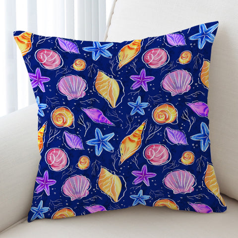 Image of Submarine Creatures White Line SWKD5602 Cushion Cover