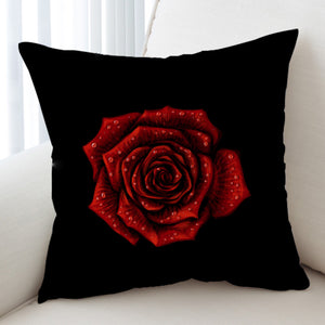 Dark Rose Black Theme SWKD5619 Cushion Cover