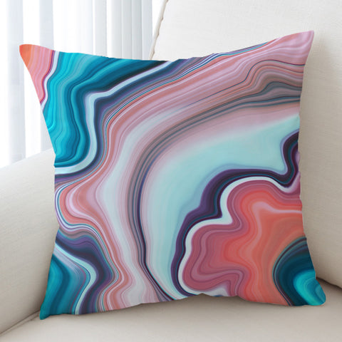 Image of Purple Color Waves SWKD5622 Cushion Cover