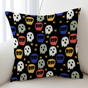 RIP Cute Ghost Colorful Collection SWKD6200 Cushion Cover