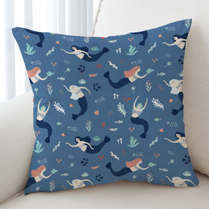Cute Mermaid Collection Blue Theme SWKD6208 Cushion Cover