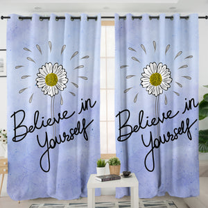 Daisy - Believe in Yourself SWKL3473 - 2 Panel Curtains