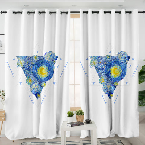 Image of Art Triangle SWKL3585 - 2 Panel Curtains