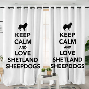 Keep Calm SWKL3586 - 2 Panel Curtains