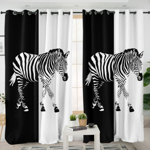 B&W Zebra SWKL3648 - 2 Panel Curtains