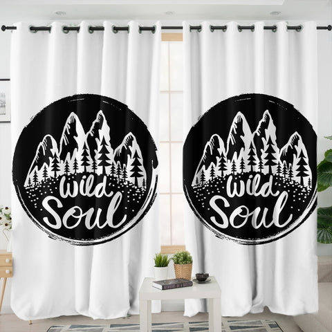 Image of Forest - Wild Soul Workart SWKL3656 - 2 Panel Curtains