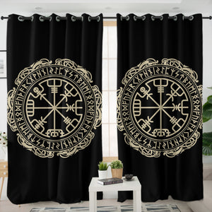 Golden Circle Ancient Geek SWKL3672 - 2 Panel Curtains