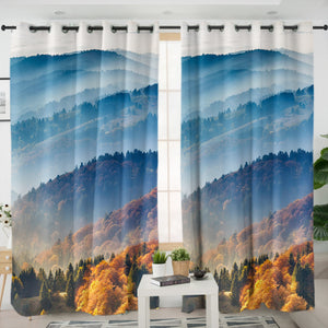 Majestic Montain Landscape SWKL3813 - 2 Panel Curtains