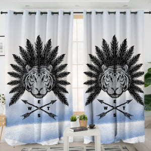 Tiger Feather Arrows SWKL3859 - 2 Panel Curtains