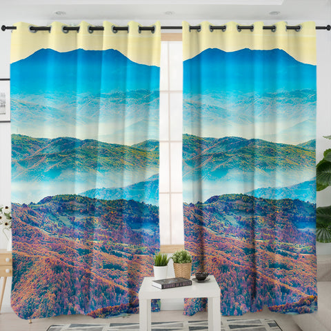 Image of Beautiful Landscape SWKL3866 - 2 Panel Curtains