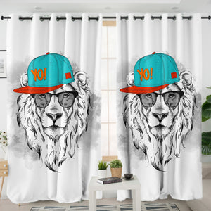 Hiphop Snapback Lion SWKL4229 - 2 Panel Curtains