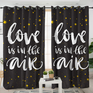 Love Is In The Air SWKL4237 - 2 Panel Curtains