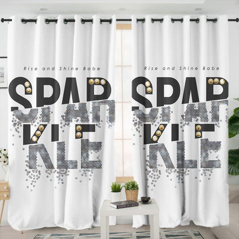 Image of Rise And Shine Baby SWKL4649 - 2 Panel Curtains