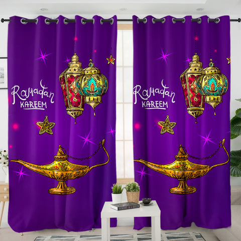 Image of Ramadan Kareem SWKL4735 - 2 Panel Curtains