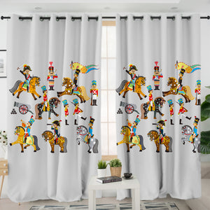 Cute Britain Yeoman Warders SWKL5455 - 2 Panel Curtains