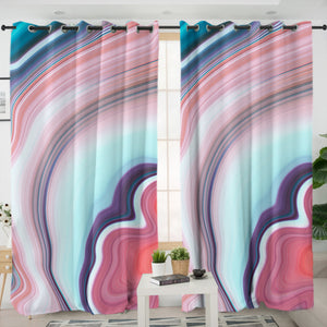 Purple Color Waves SWKL5622 - 2 Panel Curtains