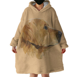 Head Of Dog SWLF3303 Hoodie Wearable Blanket