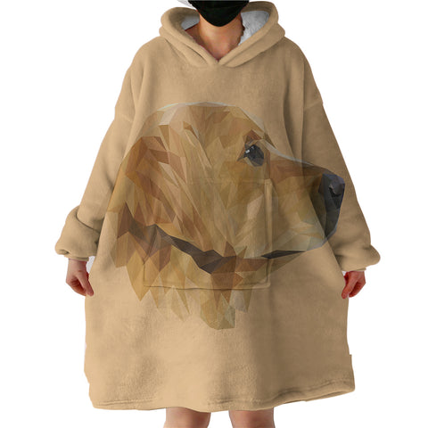 Image of Head Of Dog SWLF3303 Hoodie Wearable Blanket