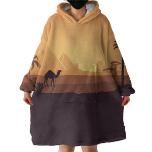 Desert Camel SWLF304 Hoodie Wearable Blanket