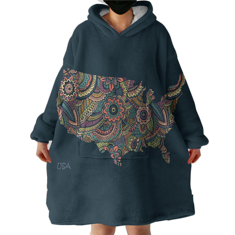 Image of USA Territory SWLF3319 Hoodie Wearable Blanket