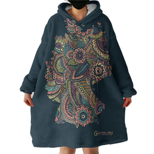 Germany Territory SWLF3321 Hoodie Wearable Blanket