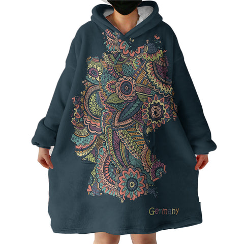 Image of Germany Territory SWLF3321 Hoodie Wearable Blanket