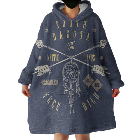 Image of South Dakota SWLF3339 Hoodie Wearable Blanket