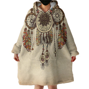 Boho Dream Catcher SWLF3340 Hoodie Wearable Blanket