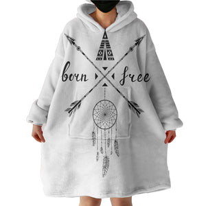 Born & Free SWLF3341 Hoodie Wearable Blanket