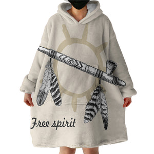 Dream Catcher Pipe SWLF3352 Hoodie Wearable Blanket