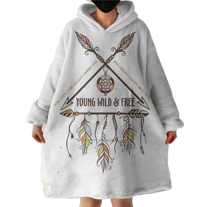 Young Wild & Free SWLF3353 Hoodie Wearable Blanket