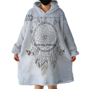 Never Stop Dreaming SWLF3357 Hoodie Wearable Blanket