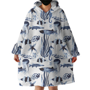 Under The Sea SWLF3374 Hoodie Wearable Blanket