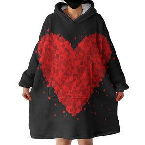 Big Heart SWLF3377 Hoodie Wearable Blanket