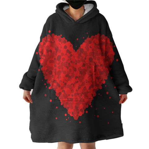 Image of Big Heart SWLF3377 Hoodie Wearable Blanket