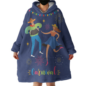 Carnival Holiday SWLF3381 Hoodie Wearable Blanket