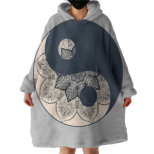 Yin Yang Dream Catcher SWLF3390 Hoodie Wearable Blanket