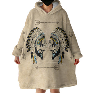Inspired Native SWLF3457 Hoodie Wearable Blanket