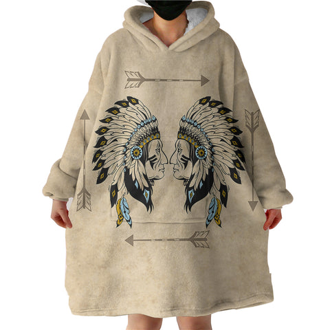 Image of Inspired Native SWLF3457 Hoodie Wearable Blanket