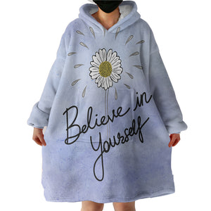 Believe In Yourself SWLF3473 Hoodie Wearable Blanket